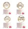 Kitcheniva Glitter Paper Happy Birthday Cake Topper 12 Pcs